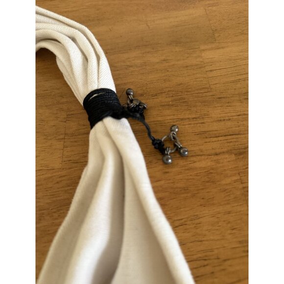 Handcrafted Boho Shoulder Bag With Sequin & Embroidery Accents Button Closure - Picture 3 of 9